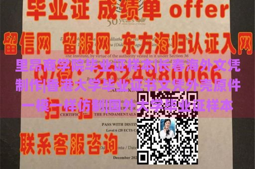 里昂商学院毕业证样本|长春海外文凭制作|香港大学毕业证书文凭外壳原件一模一样仿制|国外大学毕业证样本