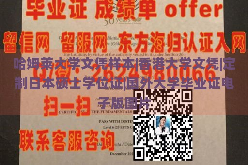 哈姆莱大学文凭样本|香港大学文凭|定制日本硕士学位证|国外大学毕业证电子版图片