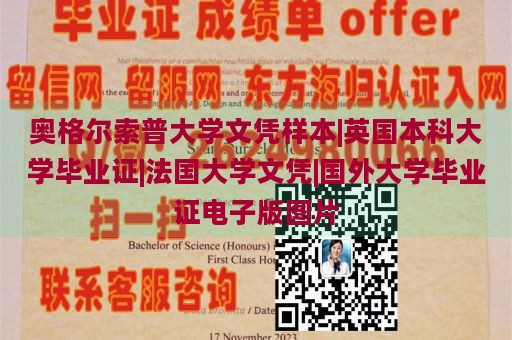 奥格尔索普大学文凭样本|英国本科大学毕业证|法国大学文凭|国外大学毕业证电子版图片