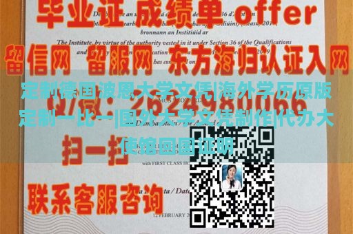 定制德国波恩大学文凭|海外学历原版定制一比一|国外大学文凭制作|代办大使馆回国证明