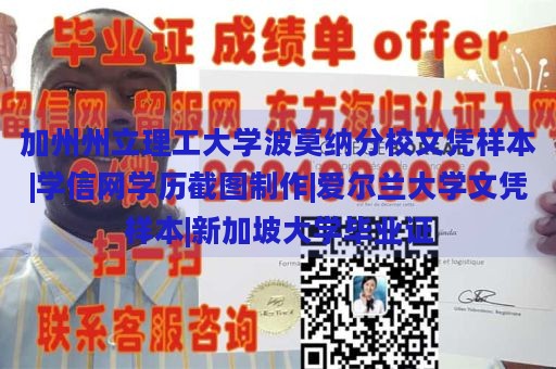 加州州立理工大学波莫纳分校文凭样本|学信网学历截图制作|爱尔兰大学文凭样本|新加坡大学毕业证