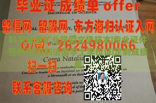 科罗拉多矿业学院文凭样本|专业证件照制作|定制法国学士学位证|定制成绩单