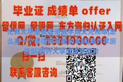 伦敦大学皇家霍洛威学院文凭样本|怎么买一个学信网可查的本科|海外学历造假|国外大学成绩单图片