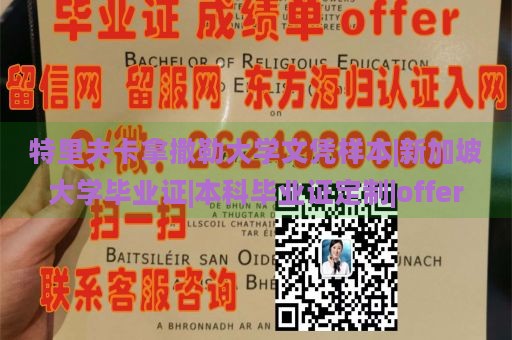 特里夫卡拿撒勒大学文凭样本|新加坡大学毕业证|本科毕业证定制|offer