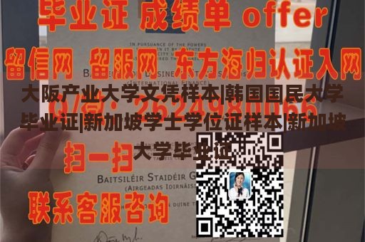 大阪产业大学文凭样本|韩国国民大学毕业证|新加坡学士学位证样本|新加坡大学毕业证