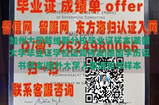 加州大学戴维斯分校毕业证样本|美国大学毕业证学位证如何发|德国学历证书样本|国外大学入取通知书样本