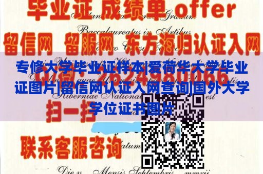 专修大学毕业证样本|爱荷华大学毕业证图片|留信网认证入网查询|国外大学学位证书图片