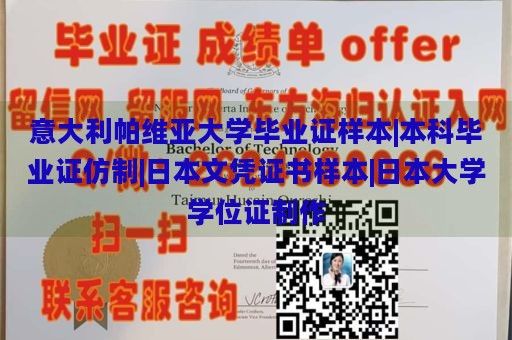 意大利帕维亚大学毕业证样本|本科毕业证仿制|日本文凭证书样本|日本大学学位证制作