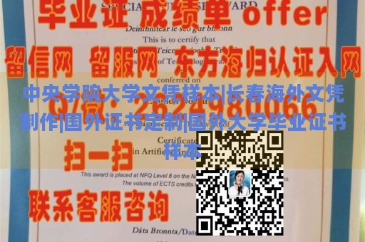 中央学院大学文凭样本|长春海外文凭制作|国外证书定制|国外大学毕业证书样本