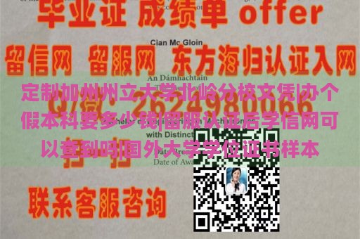 定制加州州立大学北岭分校文凭|办个假本科要多少钱|留服认证后学信网可以查到吗|国外大学学位证书样本