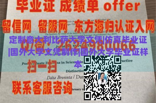 定制意大利比萨大学文凭|仿真毕业证|国外大学文凭制作|国外大学毕业证样本