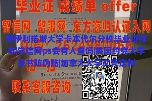 南伊利诺斯大学卡本代尔分校毕业证样本|学信网ps会有人查吗|英国约克大学证书防伪贴|加拿大大学文凭定制